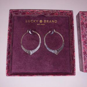 Lucky Brand | Silver Hoop Earrings